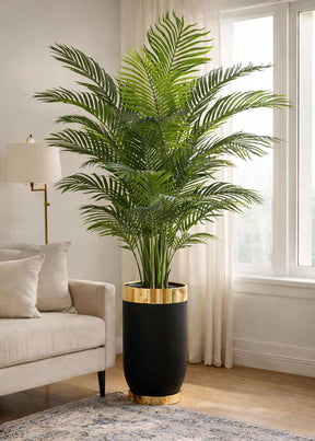 Palmeira Artificial Elegance com Vaso Decorativo