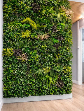 Jardim Vertical Artificial Premium – Kit 6 Placas (6m²)